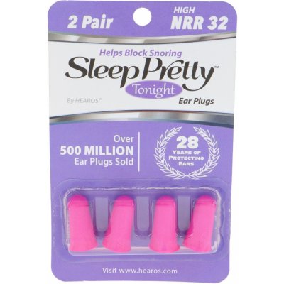 HEAROS Sleep Pretty Tonight Ear Plugs NRR 32db 2 Pairs – Zboží Dáma