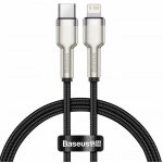 Baseus BRA010618 Cafule Metal USB-C/Lightning, 20 W, 0,25m, černý – Zboží Mobilmania