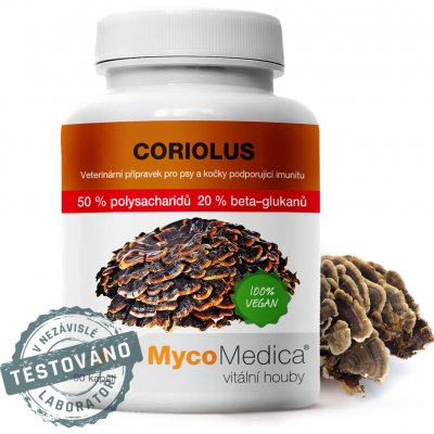 MycoMedica Coriolus Versicolor Outkovka pestrá 90 kapslí – Sleviste.cz