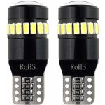 Žárovka LED CANBUS 18SMD 3014 + 1SMD T10 W5W White 12V/24V, 02446 – Zboží Mobilmania