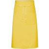 Zástěra Link Kitchen Wear Kuchařská zástěra s kapsou X970T Yellow 100 x 70 cm