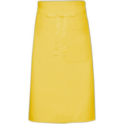 Link Kitchen Wear Kuchařská zástěra s kapsou X970T Yellow 100x70cm – Hledejceny.cz