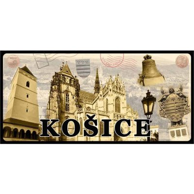 Mesto Košice 2- ceduľa 30cm x 20cm Plechová tabuľa – Sleviste.cz