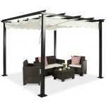 Garden Point Volně stojící pergola na terasu Tenerife 3 x 4 m krémová – Zboží Mobilmania