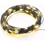 ACA Lighting 20 LED měďený kabel dekorační řetěz s časovačem 6 On 18 Off WW černý měďený kabel na baterie 2XAA IP44 2m+10cm X0120145 – Hledejceny.cz