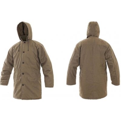 Canis CXS Kabát Jutos Vatovaný pánský zimní khaki – Zboží Mobilmania