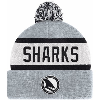 Fanatics pánská Zimní čepice San Jose Sharks Biscuit Knit Skull – Zboží Mobilmania