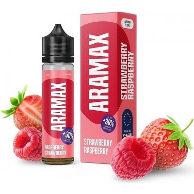 Aramax Shake & Vape Raspberry Strawberry 10 ml – Sleviste.cz