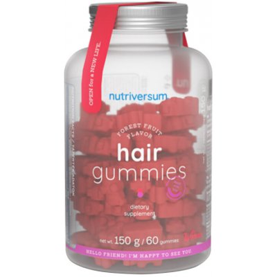 Nutriversum Hair Gummies WOMEN Lesní Ovoce 60 gummies – Hledejceny.cz
