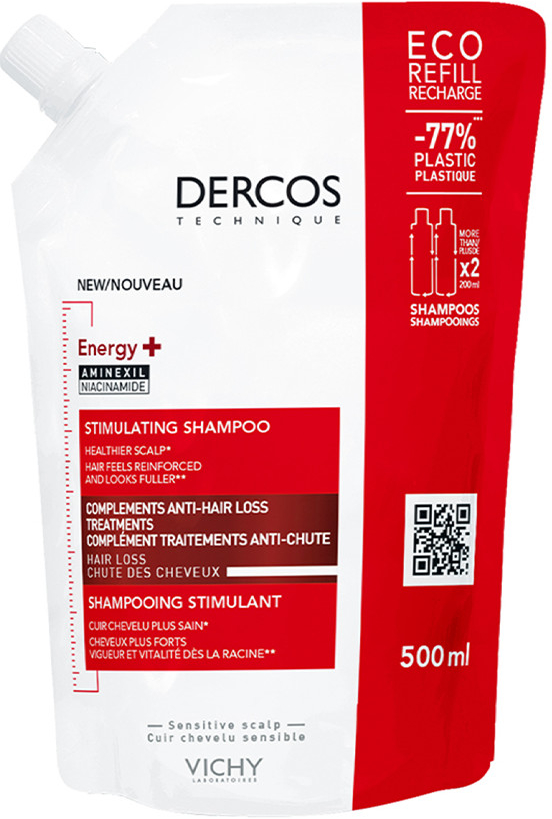 Vichy Dercos Energising Posilující šampon náplň 500 ml
