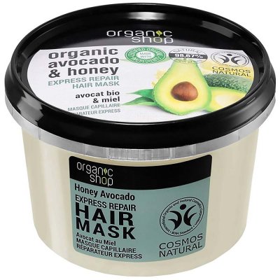 Organic Shop Maska na vlasy Medové avokádo 250 ml – Zboží Mobilmania