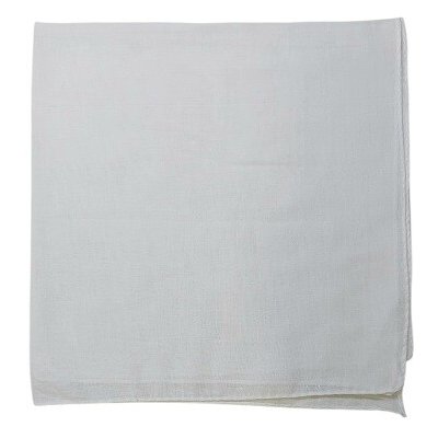 Bavlněný jednobarevný šátek 50 x 50 cm bílá – Sleviste.cz