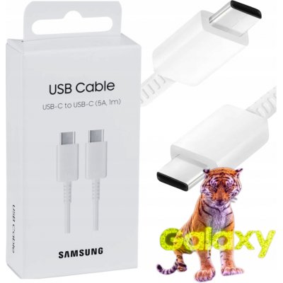 Samsung EP-DN975BWE USB-C/USB-C Datový 5A, 1m, bílý – Zboží Živě