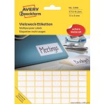 Avery Zweckform 13x8 mm, 3712 etiket, bílé 3306 – Sleviste.cz