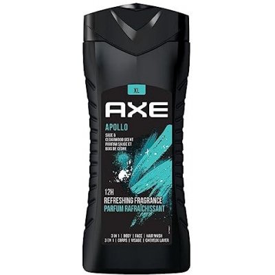 Axe XL Apollo Sage & Cedarwood 3v1 Body Face Hair sprchový gel pro muže 400 ml