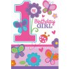 Párty pozvánka Pozvánky na 1. narozeniny holka