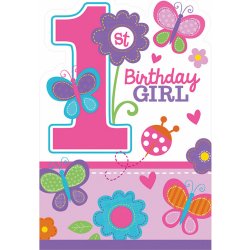 Pozvánky na 1. narozeniny holka