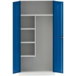Kovona Víceúčelová kovová skříň, 4 police, 1950 x 950 x 500 mm, modré dveře – Zboží Dáma