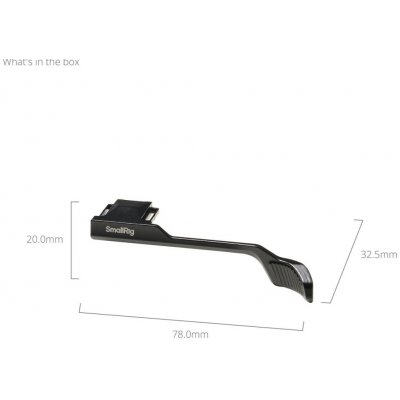 SmallRig Thumb Grip for Panasonic LUMIX L10 (Black) 5702 – Hledejceny.cz