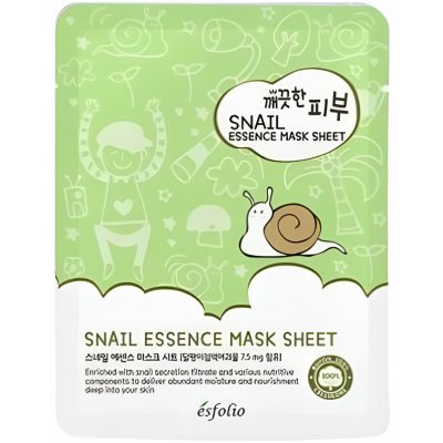 Esfolio Pure Skin Snail Essence Mask 25 g – Zboží Dáma