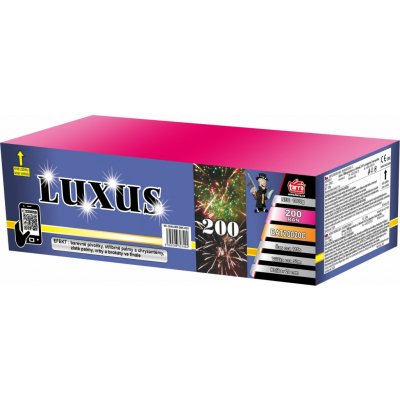 Ohňostroj BATERIE VÝMETNIC LUXUS 200 ran 1/1 ČÍNA BAT20020C – Hledejceny.cz