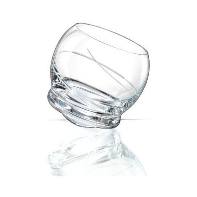 Crystalex Bohemia Glass houpacích štamprlí Crazy broušená spirála 6 x 60 ml