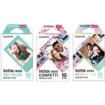 FUJIFILM Instax MINI film bundle deco (confetti, sky blue, mermaid tail) – Sleviste.cz