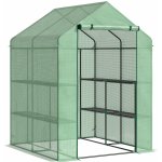 Outsunny Walk-in 143 x 138 x 195 cm Zelený – Zboží Dáma