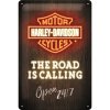 Obraz Nostalgic Art Plechová Cedule Harley-Davidson The Road Is Calling