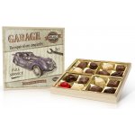 Selllot Retro cars Garage belgické pralinky v dřevěné dóze 200 g – Zboží Dáma