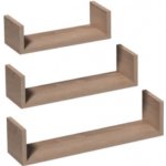 DOMAX | police modulární FUS1 dub sonoma, sada 3 ks DMX67113 – Sleviste.cz