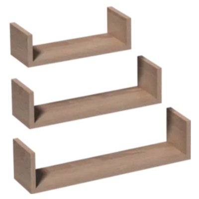 DOMAX | police modulární FUS1 dub sonoma, sada 3 ks DMX67113 – Sleviste.cz