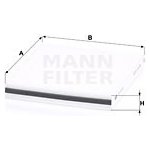 MANN-FILTER Filtr, vzduch v interiéru CU22003 – Hledejceny.cz