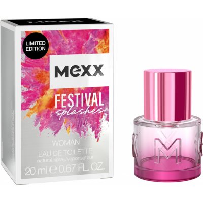 Mexx Festival Splashes toaletní voda dámská 20 ml – Zboží Mobilmania