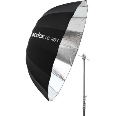 Hluboký stříbrný parabolický deštník Godox UB-165S (165cm) – Zboží Mobilmania