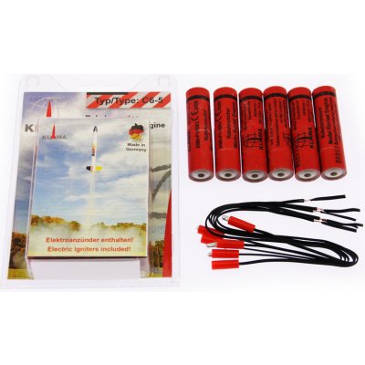 Klima raketový motor C6-5 EL 6ks – Zboží Mobilmania
