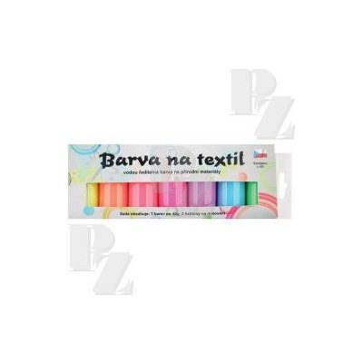 Anděl Přerov Barvy na textil sada 12ks na světlý textil svítící ve tmě 7x15 g + šablony 6106 – Zboží Mobilmania