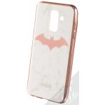 Pouzdro DC Comics Batman 008 TPU pokovené ochranné silikonové s motivem Samsung Galaxy A6 Plus 2018 bílé růžově zlaté – Hledejceny.cz