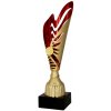 Pohár a trofej Plastový pohár Zlato-červená 31 cm