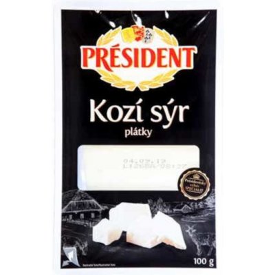 Président Kozí sýr plátky 100 g – Zboží Dáma