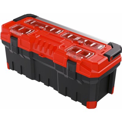 PROSPERPLAST TITAN PLUS Plastový kufr na nářadí červený 752 x 300 x 304 mm NTP30A