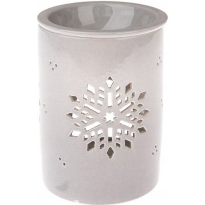 Dakls aroma lampa z keramiky 12,2 cm šedá – Zboží Dáma