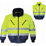 PortWest PJ50 PILOT HI-VIS reflexní bunda žlutá/tmavě modrá 3v1 zimní – Zboží Mobilmania