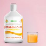 Swedish Nutra vitamin C + vitamin D3 + zinek na posílení imunity 500 ml – Hledejceny.cz