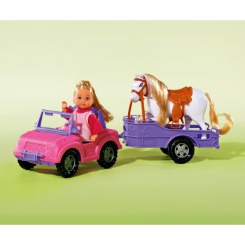 Simba Steffi Love Evička jeep + koník