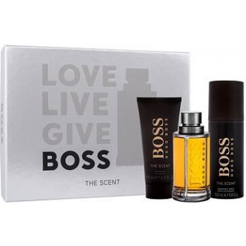 Hugo Boss Boss The Scent EDT 100 ml + deodorant 150 ml + sprchový gel 100 ml dárková sada