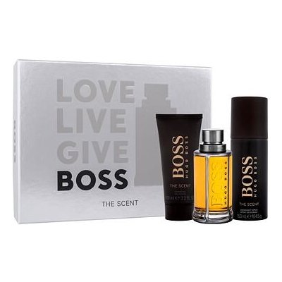Hugo Boss Boss The Scent EDT 100 ml + deodorant 150 ml + sprchový gel 100 ml dárková sada – Sleviste.cz