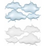 Fóliové balonkové pozadí Obláčky oboustranné 99 x 52 cm – Sleviste.cz