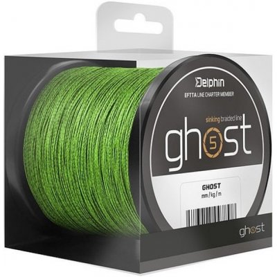 Delphin Šňůra Ghost 4+1 zelená 300m 0,16mm 8,2kg – Zboží Dáma