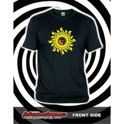 Teknoshop Repro Sun tekno tričko s potiskem pánské černé